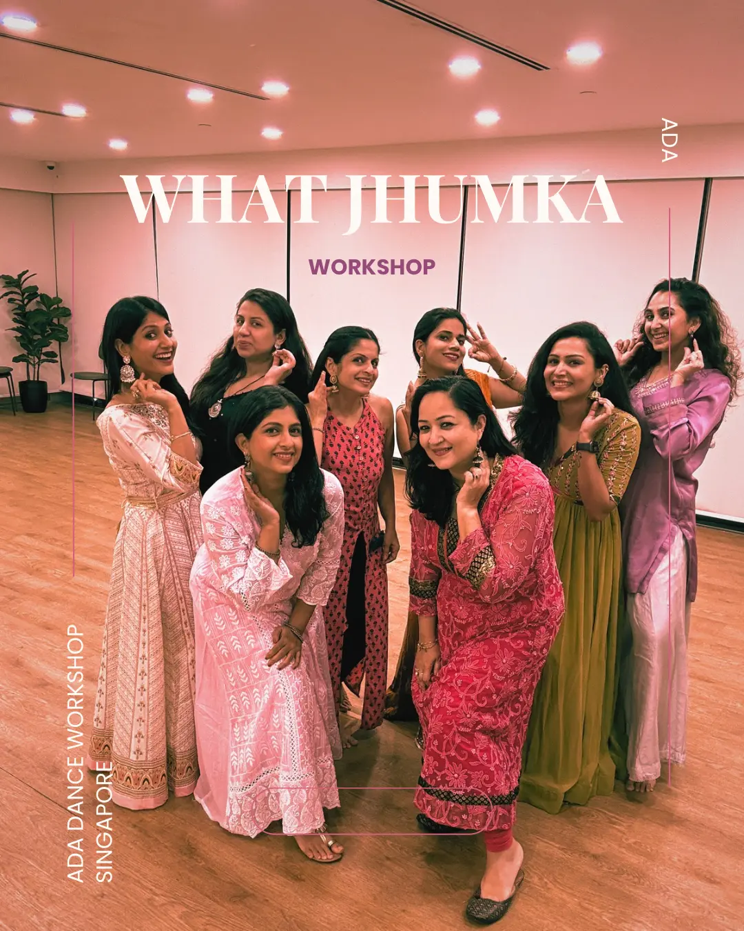 Ada Dance Singapore students at the What Jhumka workshop